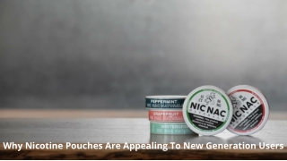 Why Nicotine Pouches Are Appealing To New Generation Users