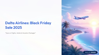 Delta Airlines Black Friday Sale – Unlock the Lowest Airfares This Season