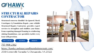 Professional Structural Repairs Contractor for Foundation Issues
