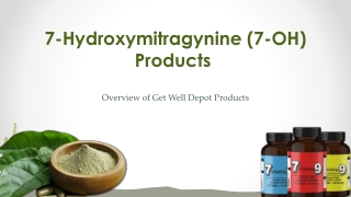 7 OH Kratom Overview from Get Well Depot