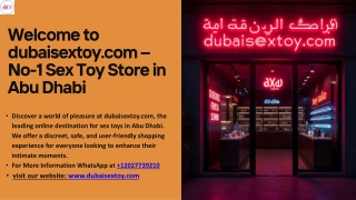 Best Pleasure Toys Store in Abu Dhabi | dubaisextoy.com