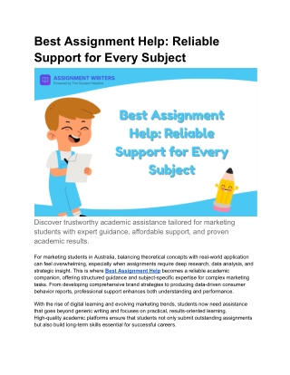 Best Assignment Help_ Reliable Support for Every Subject (1)