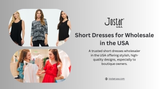 Short Dresses Wholesaler in the USA
