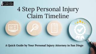 4 Step Personal Injury Claim Timeline