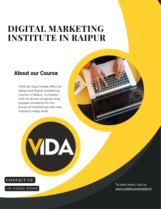 Best Digital Marketing Institute in Raipur