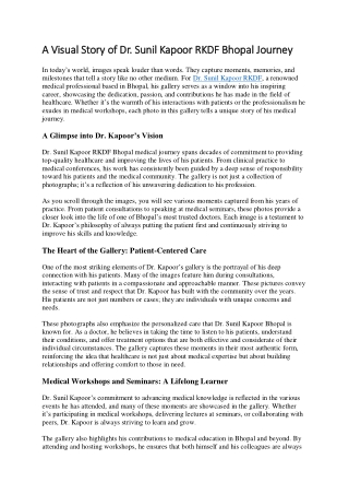 DR. SUNIL KAPOOR RKDF