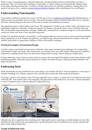 Balancing Functionality & Style - What Every Good Design Should Have!