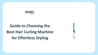 Guide to Choosing the Best Hair Curling Machine for Effortless Styling