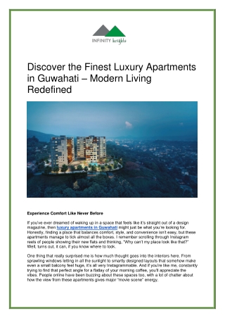 Luxury Apartments in Guwahati | Luxurious Flats for Modern Living