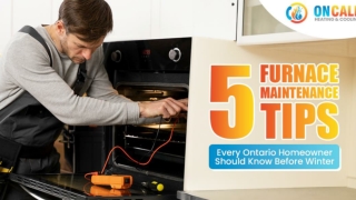 5 Furnace Maintenance Tips Every Ontario Homeowner Should Know Before Winter