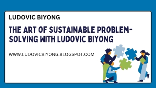 L'art de résoudre les problèmes de manière durable avec Ludovic Biyong