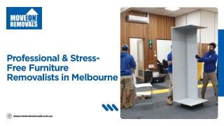 Professional & Stress-Free Furniture Removalists in Melbourne