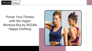 Vegan Workout Bra | Seamless Sports Bra for Women | Ethical Activewear