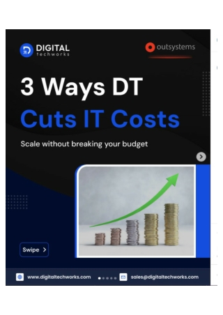 OutSystems Low Code Solutions | Digital TechWorks