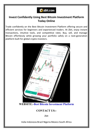 Invest ConfidentInvest Confy Using Best Bitcoin Investment Platform Today Online