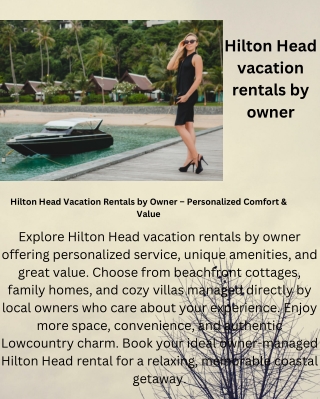 Hilton Head Vacation Rentals by Owner – Personalized Comfort & Value