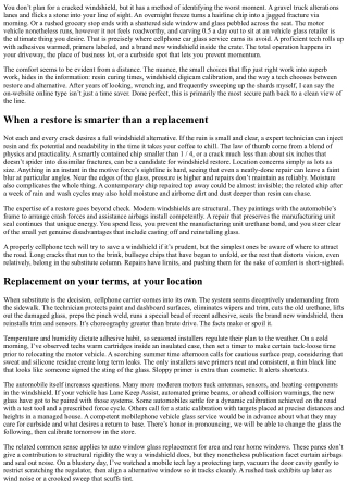 Mobile Auto Glass Service: Convenience at Your Curb