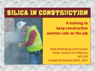 Silica in Construction