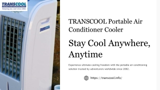 Stay Cool Anywhere with the TRANSCOOL Portable Air Conditioner Cooler (1)