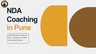 NDA Coaching in Pune
