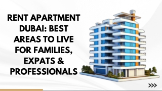 Rent Apartment Dubai Best Areas to Live for Families, Expats & Professionals