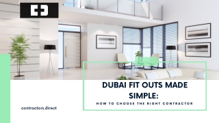 Hire Skilled Design & Fit-Out Companies| Dubai's Best Interior Designers