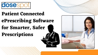 Stand Alone ePrescribing Software – DoseSpot
