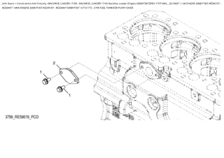 John Deere 710K Backhoe Loader (Engine 6068HT067) (PIN 1T0710KX__D219607-) Parts Catalogue Manual Instant Download (Publ
