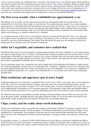 Auto Glass and Car Value: What Buyers Notice