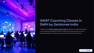 GMAT Coaching Classes in Delhi – Your Pathway to a Global MBA Starts Here
