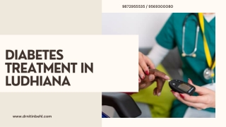 Advanced Diabetes Treatment & Specialist Care in Ludhiana