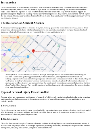A Legal Lifesaver: The Importance of Having a Car Accident Attorney
