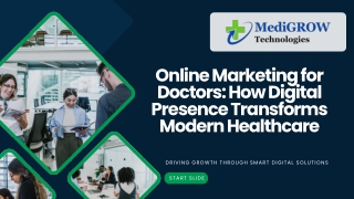Online Marketing for Doctors How Digital Presence Transforms Modern Healthcare