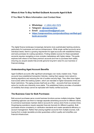 Where & How To Buy c Accounts Aged & Bulk