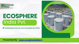 Zinc Aluminium Water Tank Manufacturers  Ecosphere India Pvt. Ltd.