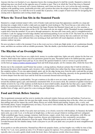 Travel Inn Stansted Airport: What to Expect Before an Early Flight