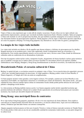 Excursiones a el país asiático todo incluido: ¡desconéctate y goza!