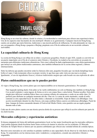 Los sabores globales se encuentran en Hong kong, acércate y prueba.
