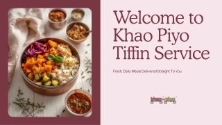 Daily Fresh Vegetarian Tiffin Delivery Crafted for Main Beach