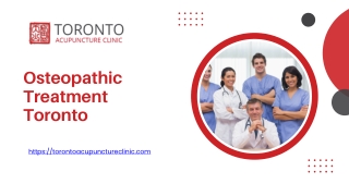 Osteopathic Treatment Toronto - torontoacupunctureclinic.com