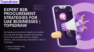 Expert B2B Procurement Strategies for UAE Businesses | Topsdraw