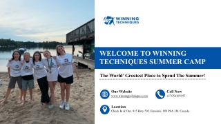 Title: Winning Techniques Camp – Where Adventure and Growth Come Together