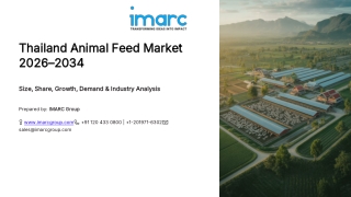 Thailand Animal Feed Market Size, Share, Trends and Forecast 2026–2034