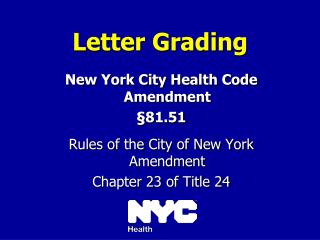 Letter Grading