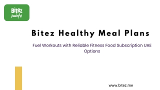Fuel Workouts with Reliable Fitness Food Subscription UAE Options