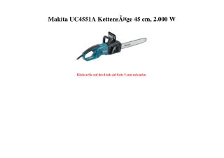 0320 Makita UC4551A KettensÃƒÂ¤ge 45 cm  2.000 W