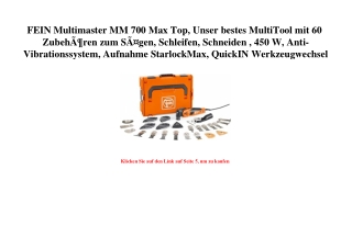 3277 FEIN Multimaster MM 700 Max Top  Unser bestes MultiTool mit 60 ZubehÃƒÂ¶ren zum SÃƒÂ¤gen  Schleifen