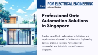 What Makes PCM the Right Choice for Automatic Gate Repair Services?