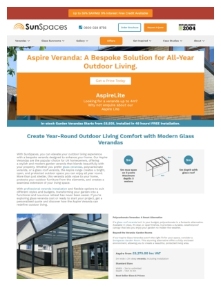 Aspire Veranda — Elevate Your Outdoor Living with SunSpaces