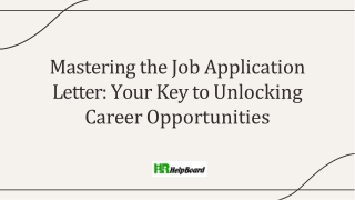 Application Letter Format